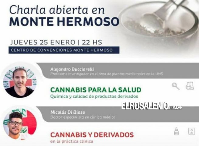 Profesionales disertarán sobre aplicación terapéutica del Cannabis Profesionales disertarán sobre aplicación terapéutica del Cannabis