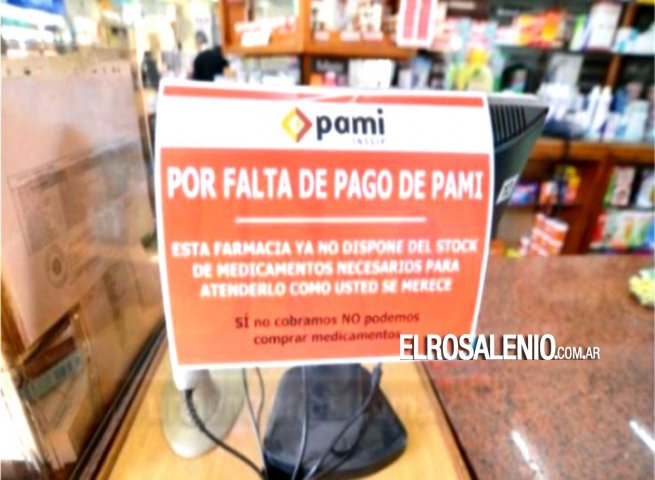 Desde hoy domingo las farmacias suspendieron PAMI Desde hoy domingo las farmacias suspendieron PAMI