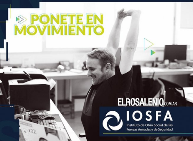 IOSFA lanzó su campaña en prevención del sedentarismo IOSFA lanzó su campaña en prevención del sedentarismo