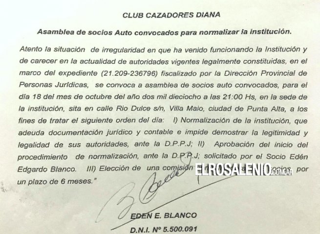 Asamblea de Socios Autoconvocados Asamblea de Socios Autoconvocados