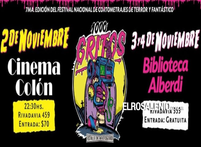 Festival 1000 Gritos de cine, 7° edición Festival 1000 Gritos de cine, 7° edición