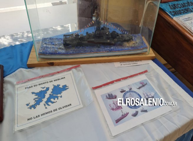 Inauguraron en el Concejo Deliberante la muestra fotográfica y maquetas sobre Malvinas 