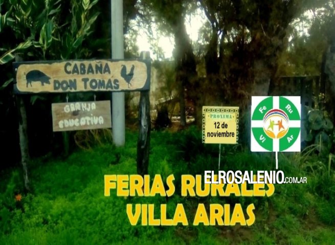 Realizarán este domingo la Feria Rural Villa Arias