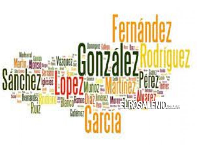 Rodríguez, González y Gómez son los apellidos más predominantes del país