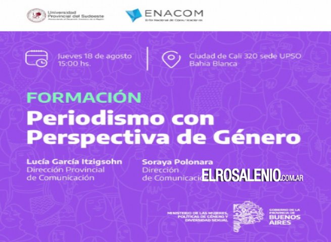 ENACOM y UPSO brindarán curso de “Comunicación con perspectiva de género“