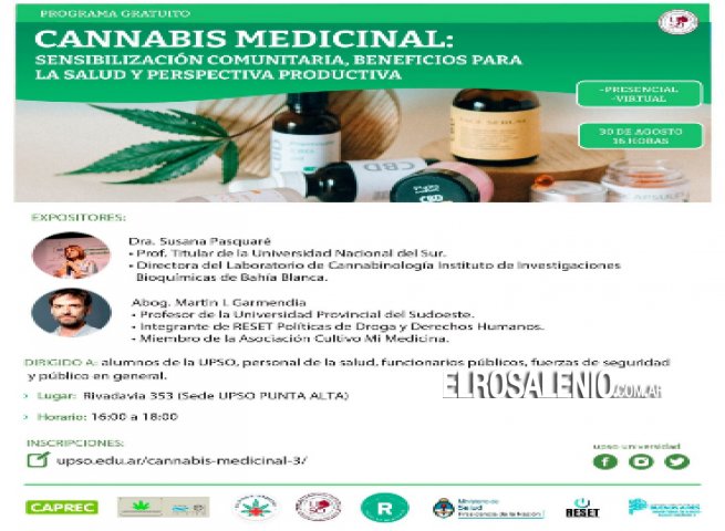 Invitan a encuentro del Programa de Cannabis Medicinal 