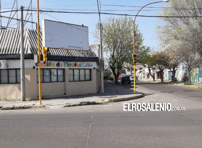 Nuevo semáforo en la esquina de Urquiza y Humberto