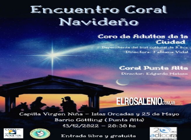 Diciembre traerá consigo actividad coral en Punta Alta y la región