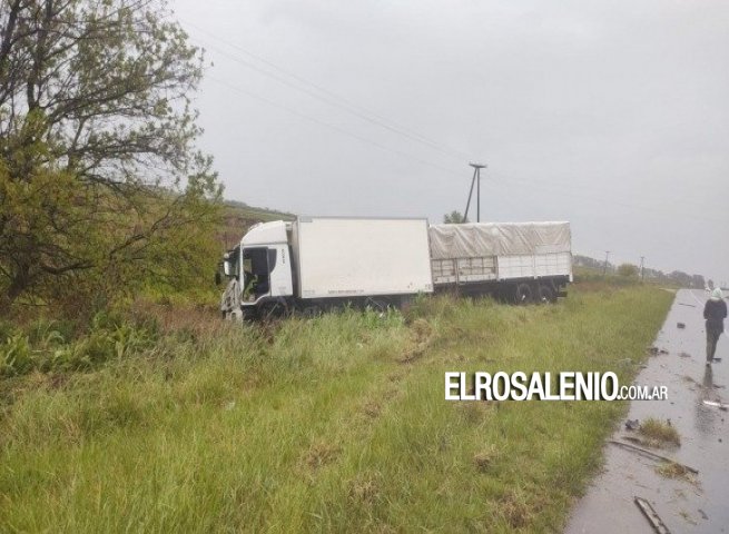 Un camionero bahiense protagonizó un fuerte accidente en la ruta 51 