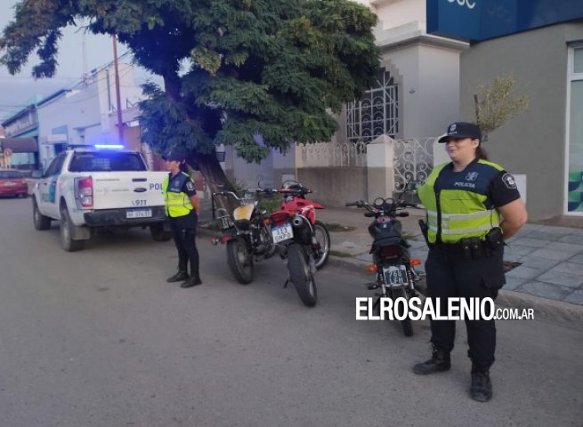 Secuestraron otras 14 motos en operativo de Policía y Tránsito