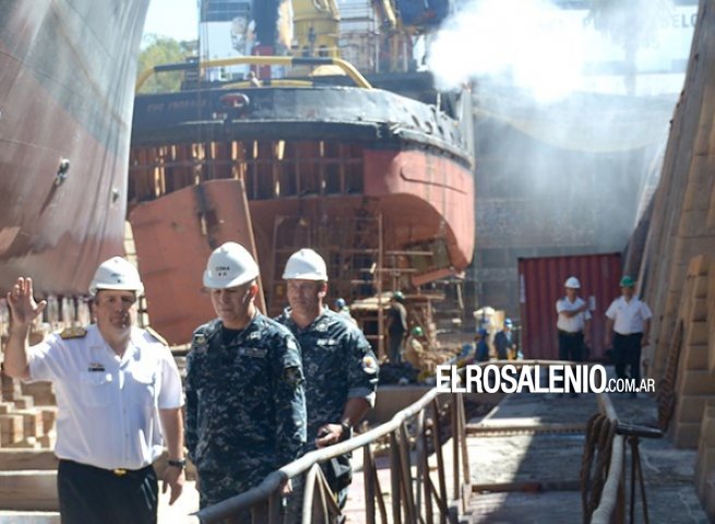 Arsenal Naval Puerto Belgrano festejó aniversario y recibió visita de autoridades
