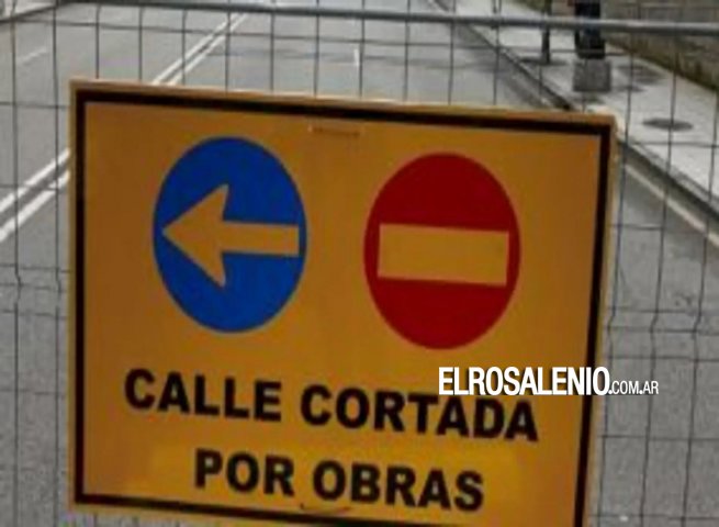 Habrá cortes de calles programados durante la semana