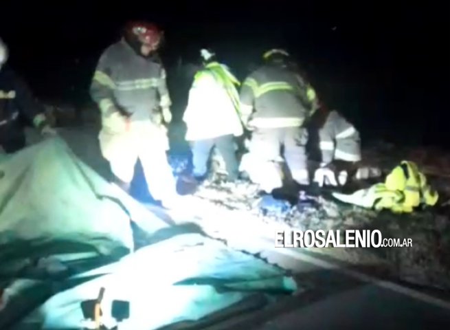 Vuelco de una camioneta en ingreso a Pehuen Co dejó heridos