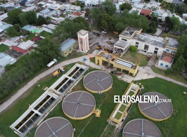 ABSA inició la reparación del colector cloacal en la Planta Depuradora de Punta Alta