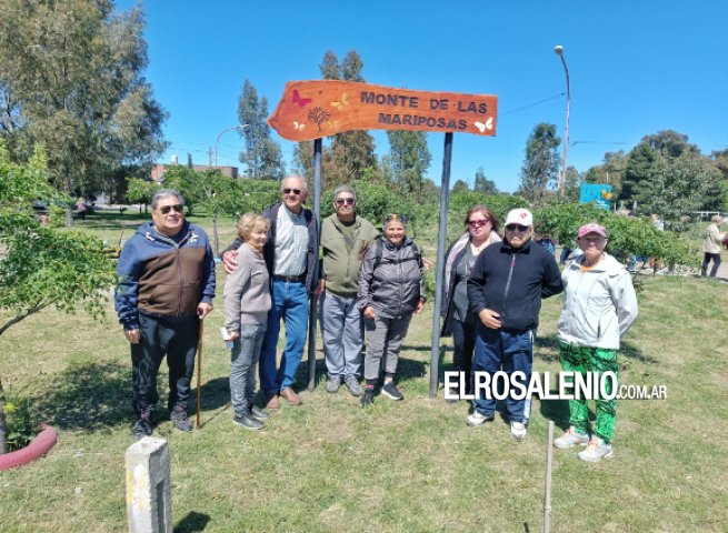 Inauguraron el “Monte de las Mariposas”, un espacio creado y cuidado por vecinos