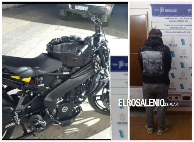 Aprehendido por maniobras peligrosas y fuga a bordo de una moto en el Boulevard Avellaneda