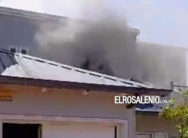 Quema de ramas en un fogón generó incendio en una vivienda