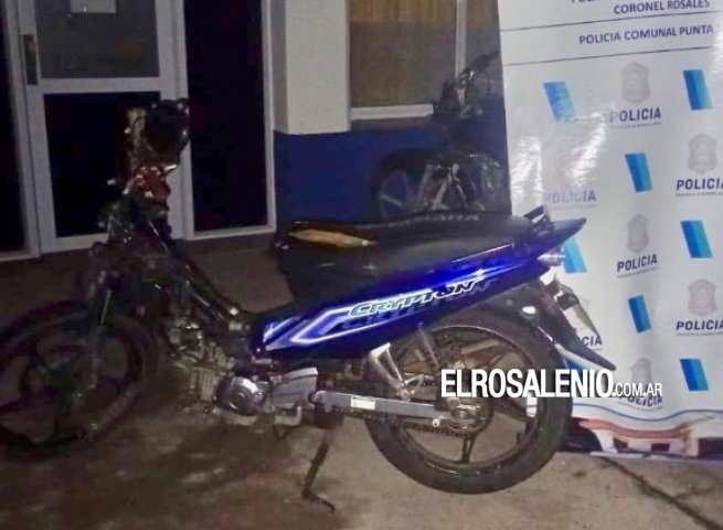Una moto chocó contra un colectivo de la Línea 319 