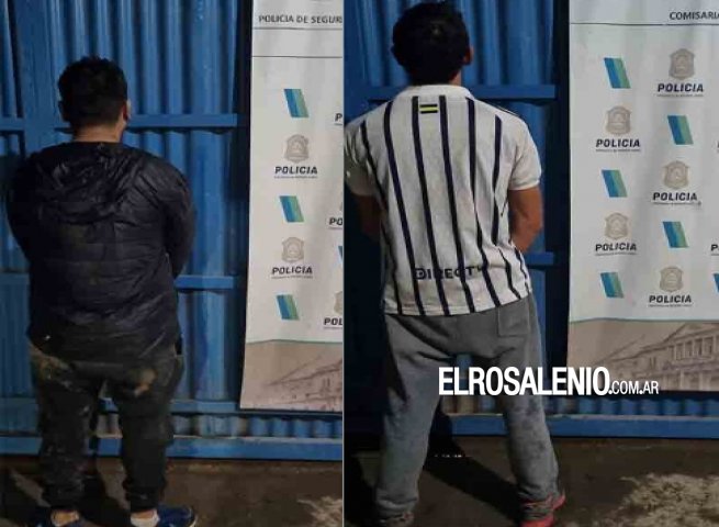 Detienen a dos sujetos en Villa Nocito: uno es familiar del jefe de una banda de robacables