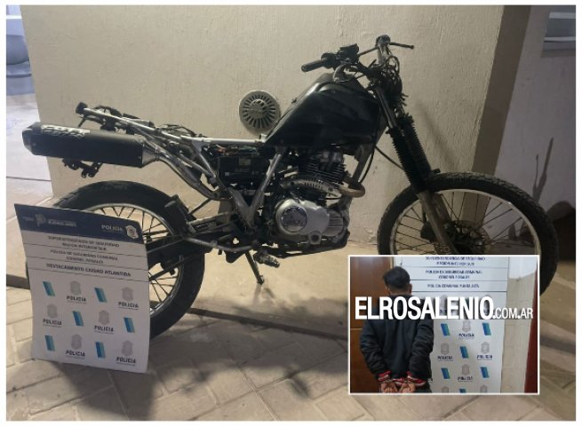 Le robaron la moto y la recuperaron sus amigos, que encontraron al ladrón y lo redujeron