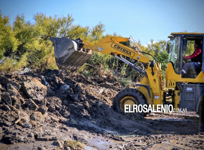 Villa del Mar: realizan trabajos de drenaje y reparación tras el temporal