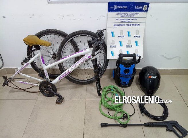 Aprehendieron a un hombre por encubrimiento y hurto tras recuperar elementos robados