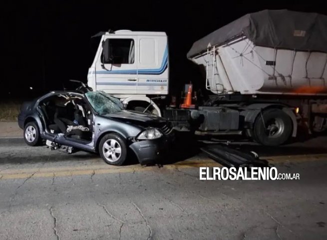 Ruta 3: murió un hombre y otra resultó gravemente herida