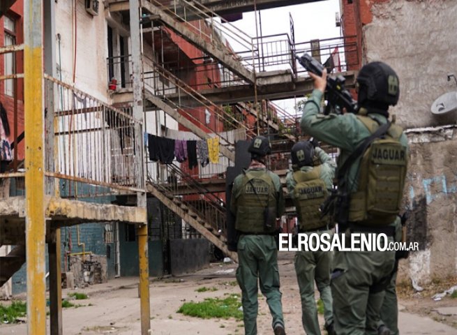  Fuerte operativo para capturar al sospechoso del crimen del policía tresarroyense 