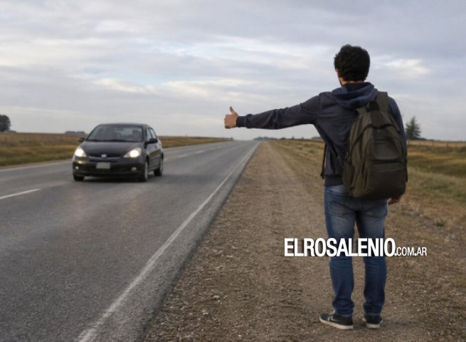 Denuncian a hombre por acosar a estudiantes que hacen dedo en la Ruta 3