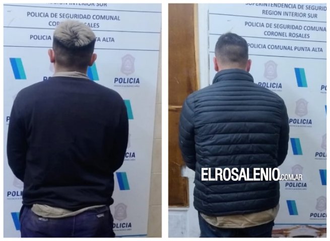Aprehendieron a dos sujetos que se habían dado a la fuga en el robo de cables