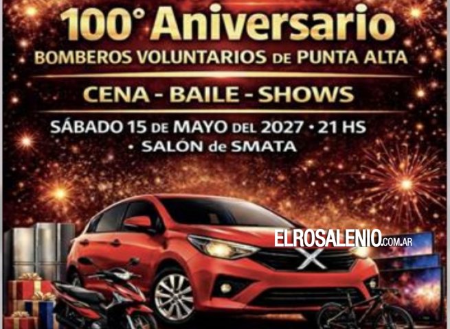 Bomberos Voluntarios prepara una gran fiesta por sus 100 años