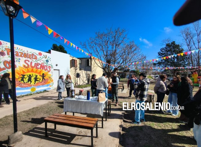 El barrio ATEPAM III inauguró la plazoleta “Los Sueños”