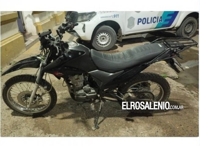 Dos menores aprehendidos por el robo de una moto