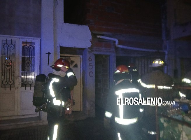 Principio de incendio en un local del centro puntaltense