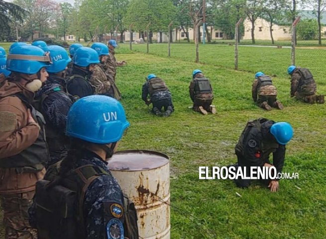 La Policía de Establecimientos Navales se formó en riesgos explosivos para Misiones de Paz