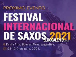 Llega a la ciudad el Primer Festival Internacional de Saxos 2021