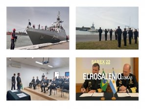 Concluyó el ejercicio naval combinado SAREX 2022