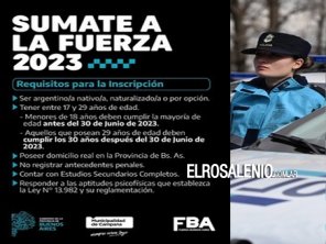 Policía Bonaerense: Continúan abiertas las inscripciones
