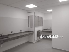 Concluyó una nueva etapa de la ampliación del Hospital Municipal Eva Perón.