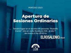 Apertura de sesiones ordinarias 2023
