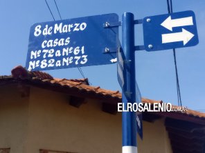 “8 de Marzo“ es el nuevo nombre de una de las calles en Barrio Cooperativa