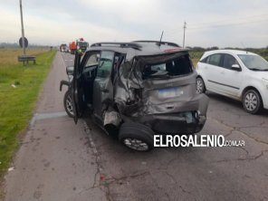 Tres vehículos chocaron en cadena a metros del acceso a Cerri 