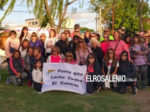 A paso firme: Exitosa caminata saludable de Lalcec Punta Alta