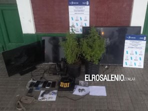 Encontraron diversos elementos robados tras allanamiento en Ciudad Atlántida