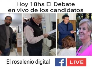 Esta tarde “El debate de los candidatos rosaleños”