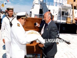 25º aniversario de la entrega del pabellón de guerra al balizador ARA Punta Alta