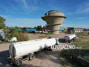 Falta de agua: ABSA hace el abastecimiento con camiones