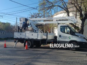 Algunos barrios y localidades quedaron sin luz por la tormenta