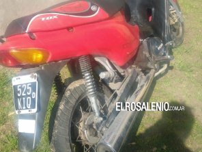  Encontraron una moto robada en Albatros XXVII