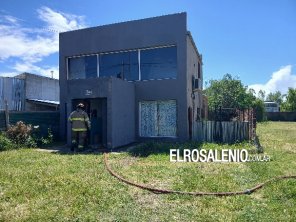 Principio de incendio en una vivienda de la zona norte